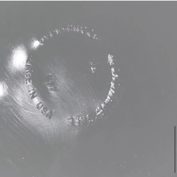 Vintage Milk Glass Green Daisy Flower Round Casserole Dish W Lid - Picture 10 of 14